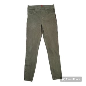 SPANX Jean-ish High Waisted Ankle Leggings Size Medium Green